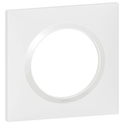 600801 Legrand - Dooxie Plaque de finition carrée 1 poste - Blanc