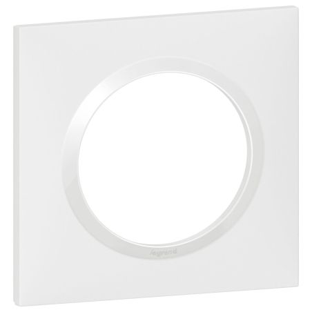 600801 Legrand - Dooxie Plaque de finition carrée 1 poste - Blanc