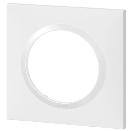 600801 Legrand - Dooxie Plaque de finition carrée 1 poste - Blanc
