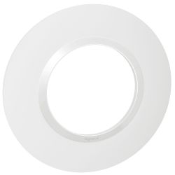 600980 Legrand - Dooxie Plaque de finition ronde 1 poste - Blanc