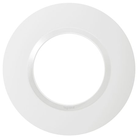600980 Legrand - Dooxie Plaque de finition ronde 1 poste - Blanc