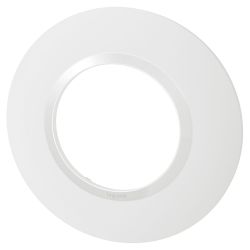 600980 Legrand - Dooxie Plaque de finition ronde 1 poste - Blanc