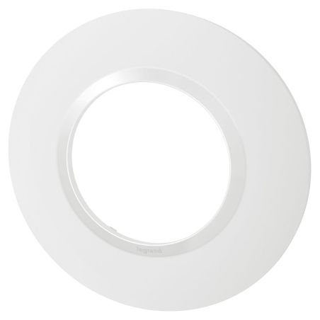 600980 Legrand - Dooxie Plaque de finition ronde 1 poste - Blanc