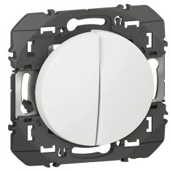 600031 Legrand - Dooxie Transformeur 5 fonctions va-et-vient et poussoir - Blanc