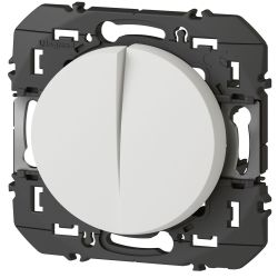 600031 Legrand - Dooxie Transformeur 5 fonctions va-et-vient et poussoir - Blanc