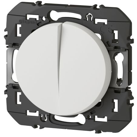 600031 Legrand - Dooxie Transformeur 5 fonctions va-et-vient et poussoir - Blanc