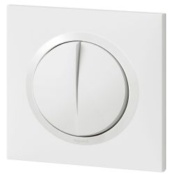 600731 Legrand - Dooxie One Transformeur 5 fonctions livré avec plaque carrée et griffes - Blanc