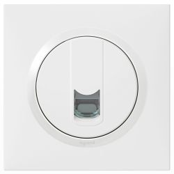 600776 Legrand - Dooxie One Prise RJ45 catégorie 6 FTP livrée avec plaque - Blanc
