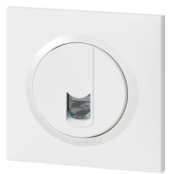 600776 Legrand - Dooxie One Prise RJ45 catégorie 6 FTP livrée avec plaque - Blanc