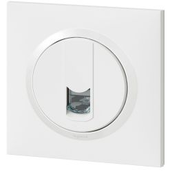 600777 Legrand - Dooxie One Prise RJ45 catégorie 5e FTP livrée avec plaque - Blanc