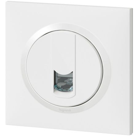 600777 Legrand - Dooxie One Prise RJ45 catégorie 5e FTP livrée avec plaque - Blanc