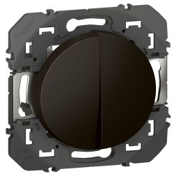 600231 Legrand - Dooxie Transformeur 5 fonctions va-et-vient et poussoir - Noir
