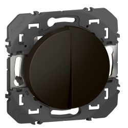 600231 Legrand - Dooxie Transformeur 5 fonctions va-et-vient et poussoir - Noir