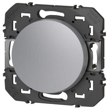 600101 Legrand - Dooxie Interrupteur ou va-et-vient 10A 250V - Aluminium