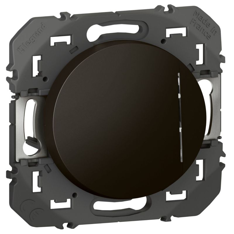 600211 Legrand - Dooxie Interrupteur ou va-et-vient avec voyant lumineux 10A 250V - Noir