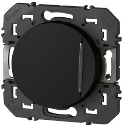 600209 Legrand - Dooxie Interrupteur ou va-et-vient avec témoin lumineux 10A 250V - Noir