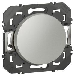 600104 Legrand - Dooxie Poussoir simple 6A 250V - Aluminium