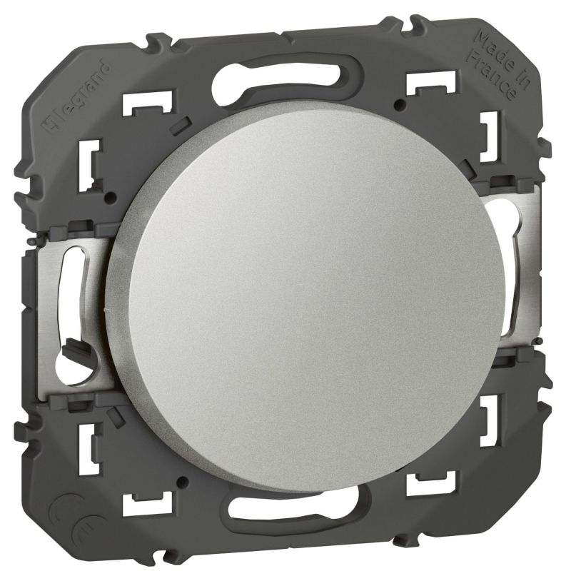 600104 Legrand - Dooxie Poussoir simple 6A 250V - Aluminium