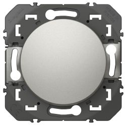 600104 Legrand - Dooxie Poussoir simple 6A 250V - Aluminium