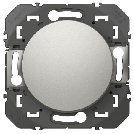 600104 Legrand - Dooxie Poussoir simple 6A 250V - Aluminium