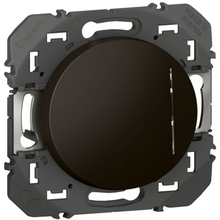 600216 Legrand - Dooxie Poussoir simple avec voyant lumineux 6A 250V - Noir