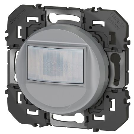 600164A Legrand - Dooxie Détecteur de mouvement mural universel 2 fils sans Neutre 100W LED - Aluminium