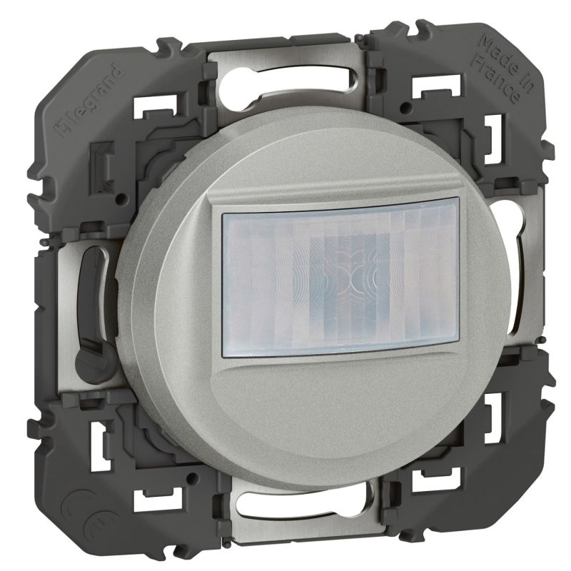 600161A Legrand - Dooxie Détecteur de mouvement mural universel 3 fils 500W LED - Aluminium
