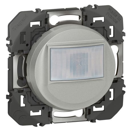 600161A Legrand - Dooxie Détecteur de mouvement mural universel 3 fils 500W LED - Aluminium