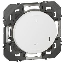 600060A Legrand - Dooxie Variateur de lumière universel 2 fils sans Neutre 125W LED - Blanc