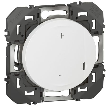 600060A Legrand - Dooxie Variateur de lumière universel 2 fils sans Neutre 125W LED - Blanc