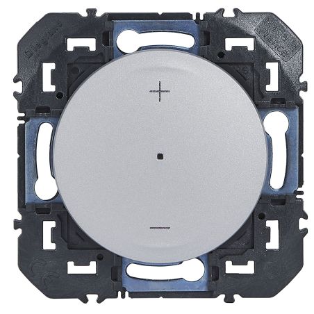 600166A Legrand - Dooxie Variateur de lumière universel 3 fils 150W LED - Aluminium