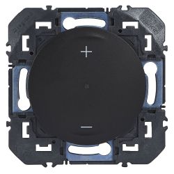 600266A Legrand - Dooxie Variateur de lumière universel 3 fils 150W LED - Noir