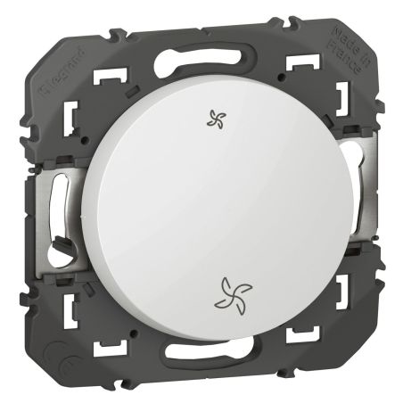 600007 Legrand - Dooxie Interrupteur commande VMC 2 vitesses - Blanc