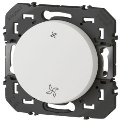 600007 Legrand - Dooxie Interrupteur commande VMC 2 vitesses - Blanc