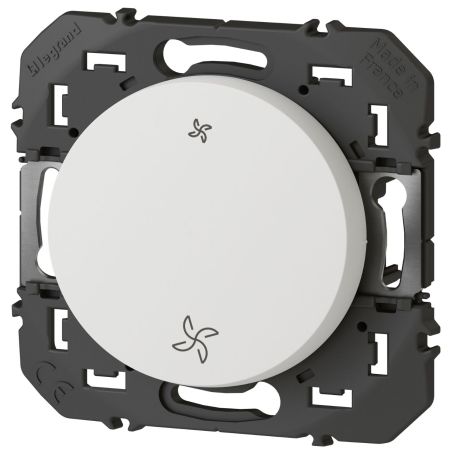600007 Legrand - Dooxie Interrupteur commande VMC 2 vitesses - Blanc