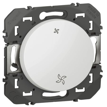600006 Legrand - Dooxie Poussoir commande VMC 2 vitesses - Blanc