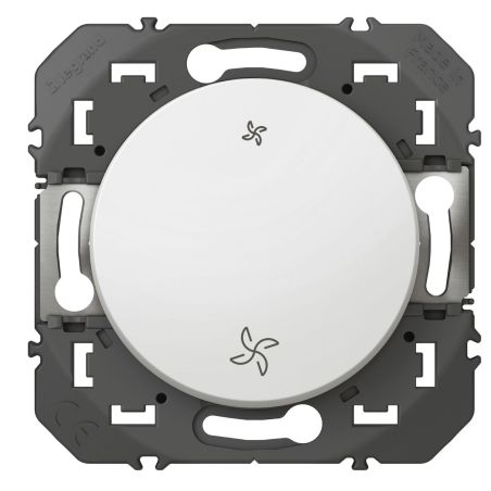 600006 Legrand - Dooxie Poussoir commande VMC 2 vitesses - Blanc