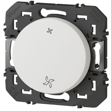 600006 Legrand - Dooxie Poussoir commande VMC 2 vitesses - Blanc