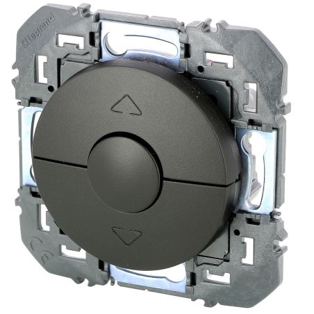 600221 Legrand - Dooxie Interrupteur commande de volets roulants 3 boutons - Noir