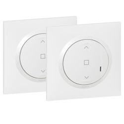600696A Legrand - Dooxie Prêt-à-poser centraliser volet roulant 1 commande sans fil + 1 interrupteur - Blanc