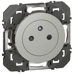 600435 Legrand - Dooxie Prise de courant 2P+T Surface 16A - Aluminium