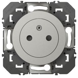 600435 Legrand - Dooxie Prise de courant 2P+T Surface 16A - Aluminium