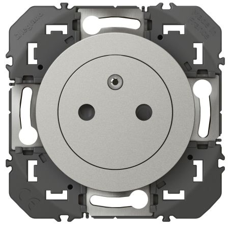 600435 Legrand - Dooxie Prise de courant 2P+T Surface 16A - Aluminium