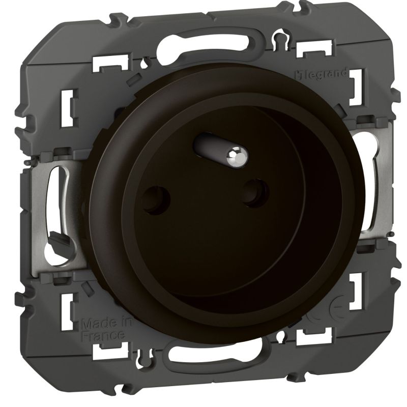 600528 Legrand - Dooxie Prise de courant 2P+T easyréno faible profondeur 16A - Noir
