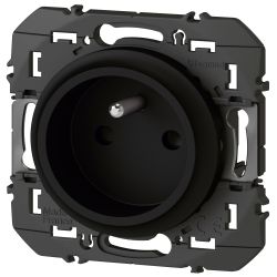 600528 Legrand - Dooxie Prise de courant 2P+T easyréno faible profondeur 16A - Noir