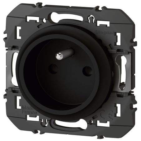 600528 Legrand - Dooxie Prise de courant 2P+T easyréno faible profondeur 16A - Noir