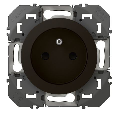 600537 Legrand - Dooxie Prise de courant 2P+T à puits 16A - Noir