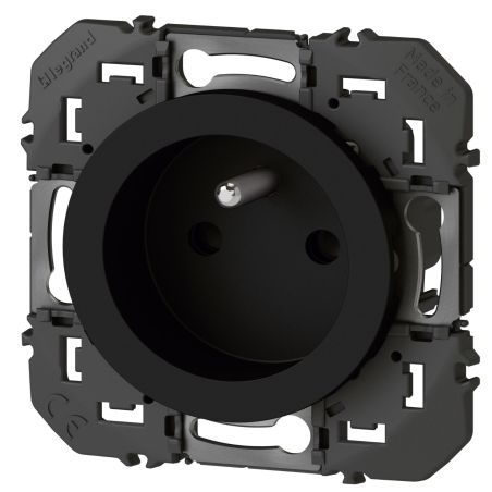 600537 Legrand - Dooxie Prise de courant 2P+T à puits 16A - Noir