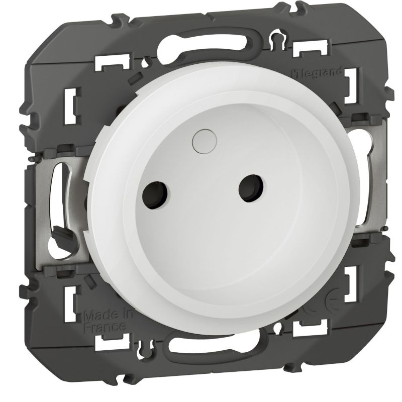 600334 Legrand - Dooxie Prise de courant 2P à puits 16A - Blanc