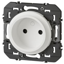 600334 Legrand - Dooxie Prise de courant 2P à puits 16A - Blanc